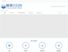 Tablet Screenshot of newvisionflooring.com